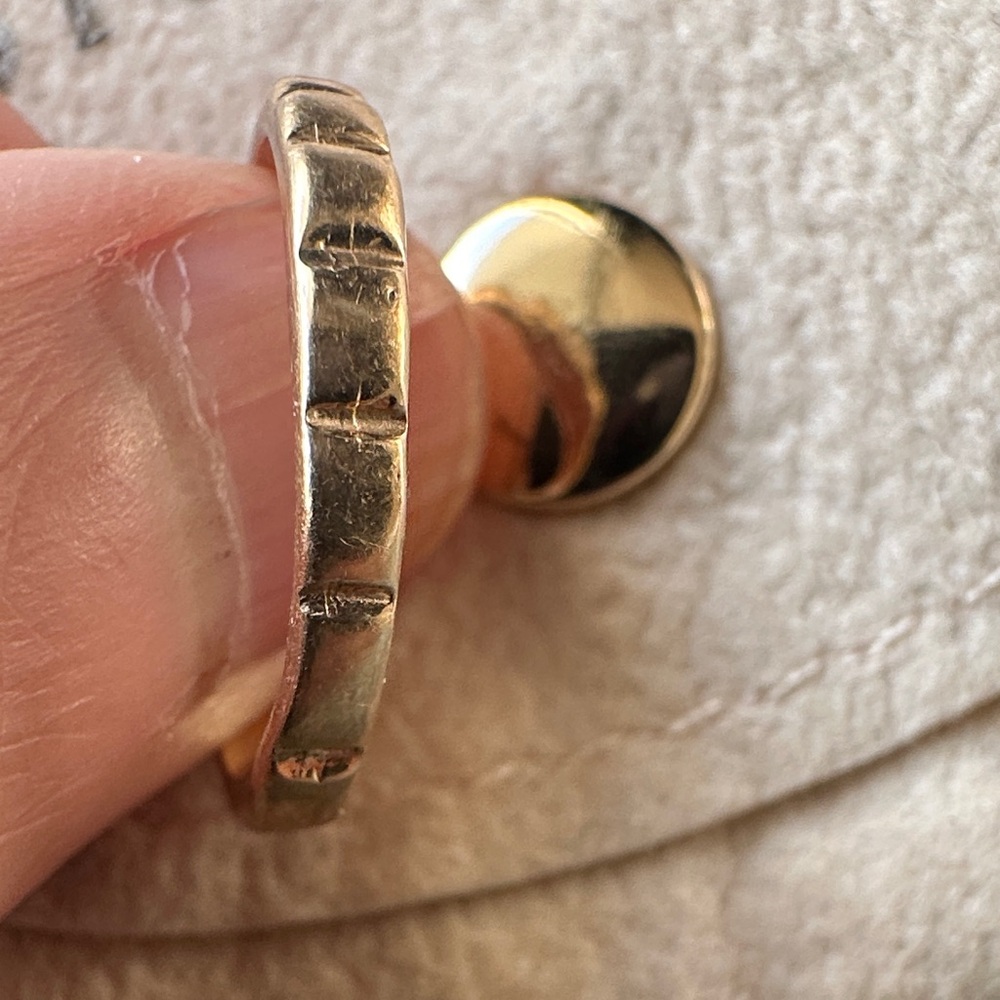 bluboho 10K Solid Gold Women's Ring - Picture 6 of 7